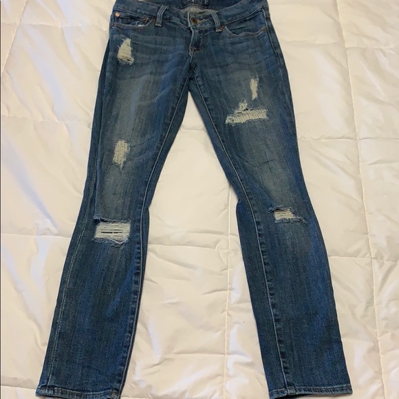 Lucky Brand Distressed Lolita Skinny Jeans - Picture 3 of 4